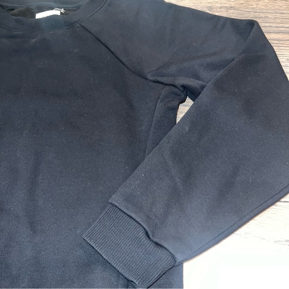 Pact Dress Black Crewneck Long Sleeve Cotton Sweatshirt Medium Sustainable - Picture 5 of 8